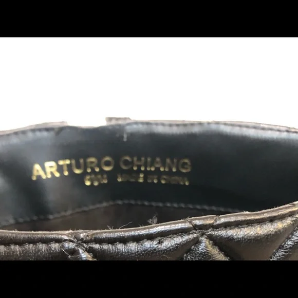 Arturo Chiang Black Quilted Fusco Boots /Size 9.5 - Picture 9 of 17